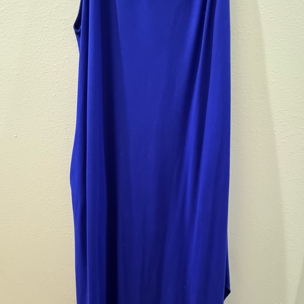 Zenana Outfitters High Low Dress in Royal Blue